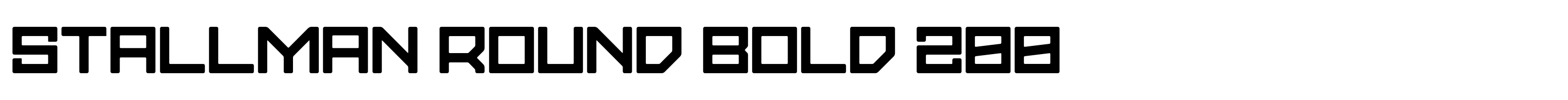 Stallman Round Bold 200
